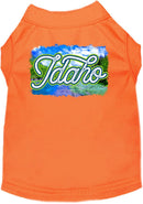 Pet Dog & Cat Screen Printed Shirt for Medium to Large Pets (Sizes 2XL-6XL), "Idaho Summer"