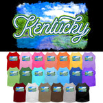 Pet Dog & Cat Screen Printed Shirt for Small to Medium Pets (Sizes XS-XL), "Kentucky Summer"