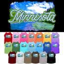 Pet Dog & Cat Screen Printed Shirt for Small to Medium Pets (Sizes XS-XL), "Minnesota Summer"