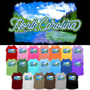 Pet Dog & Cat Screen Printed Shirt for Medium to Large Pets (Sizes 2XL-6XL), "North Carolina Summer"