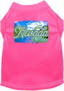 Pet Dog & Cat Screen Printed Shirt for Small to Medium Pets (Sizes XS-XL), "Nevada Summer"