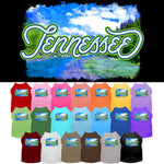 Pet Dog & Cat Screen Printed Shirt for Small to Medium Pets (Sizes XS-XL), "Tennessee Summer"