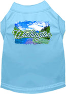 Pet Dog & Cat Screen Printed Shirt for Medium to Large Pets (Sizes 2XL-6XL), "Washington Summer"