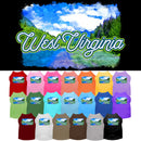 Pet Dog & Cat Screen Printed Shirt for Small to Medium Pets (Sizes XS-XL), "West Virginia Summer"