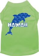 Pet Dog & Cat Screen Printed Shirt for Small to Medium Pets (Sizes XS-XL), "Hawaii Blue Dolphins"