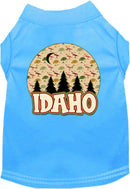 Pet Dog & Cat Screen Printed Shirt for Small to Medium Pets (Sizes XS-XL), "Idaho Under The Stars"