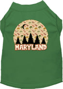 Pet Dog & Cat Screen Printed Shirt for Small to Medium Pets (Sizes XS-XL), "Maryland Under The Stars"