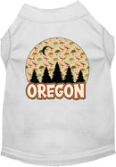 Pet Dog & Cat Screen Printed Shirt for Small to Medium Pets (Sizes XS-XL), "Oregon Under The Stars"