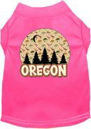 Pet Dog & Cat Screen Printed Shirt for Small to Medium Pets (Sizes XS-XL), "Oregon Under The Stars"