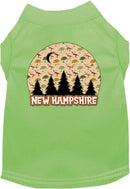 Pet Dog & Cat Screen Printed Shirt for Medium to Large Pets (Sizes 2XL-6XL), "New Hampshire Under The Stars"