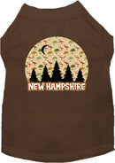 Pet Dog & Cat Screen Printed Shirt for Medium to Large Pets (Sizes 2XL-6XL), "New Hampshire Under The Stars"