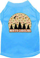 Pet Dog & Cat Screen Printed Shirt for Small to Medium Pets (Sizes XS-XL), "North Carolina Under The Stars"