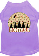 Pet Dog & Cat Screen Printed Shirt for Small to Medium Pets (Sizes XS-XL), "Montana Under The Stars"