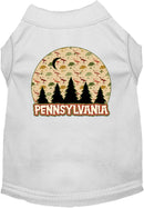 Pet Dog & Cat Screen Printed Shirt for Small to Medium Pets (Sizes XS-XL), "Pennsylvania Under The Stars"