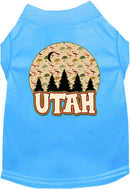 Pet Dog & Cat Screen Printed Shirt for Small to Medium Pets (Sizes XS-XL), "Utah Under The Stars"