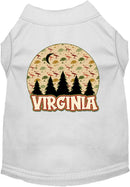 Pet Dog & Cat Screen Printed Shirt for Small to Medium Pets (Sizes XS-XL), "Virginia Under The Stars"