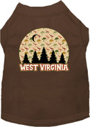 Pet Dog & Cat Screen Printed Shirt for Small to Medium Pets (Sizes XS-XL), "West Virginia Under The Stars"