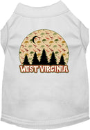 Pet Dog & Cat Screen Printed Shirt for Small to Medium Pets (Sizes XS-XL), "West Virginia Under The Stars"