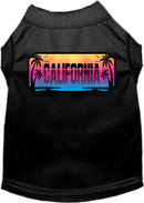 Pet Dog & Cat Screen Printed Shirt for Small to Medium Pets (Sizes XS-XL), "California Beach Shades"