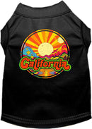 Pet Dog & Cat Screen Printed Shirt for Small to Medium Pets (Sizes XS-XL), "California Mellow Mountain"