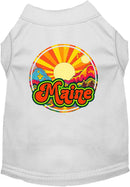 Pet Dog & Cat Screen Printed Shirt for Medium to Large Pets (Sizes 2XL-6XL), "Maine Mellow Mountain"