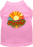 Pet Dog & Cat Screen Printed Shirt for Medium to Large Pets (Sizes 2XL-6XL), "Maryland Mellow Mountain"