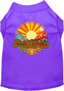 Pet Dog & Cat Screen Printed Shirt for Small to Medium Pets (Sizes XS-XL), "South Carolina Mellow Mountain"