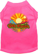 Pet Dog & Cat Screen Printed Shirt for Medium to Large Pets (Sizes 2XL-6XL), "West Virginia Mellow Mountain"