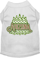 Pet Dog & Cat Screen Printed Shirt for Small to Medium Pets (Sizes XS-XL), "Arizona Woodland Trees"