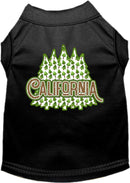 Pet Dog & Cat Screen Printed Shirt for Medium to Large Pets (Sizes 2XL-6XL), "California Woodland Trees"