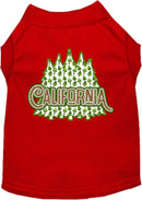 Pet Dog & Cat Screen Printed Shirt for Small to Medium Pets (Sizes XS-XL), "California Woodland Trees"