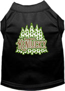 Pet Dog & Cat Screen Printed Shirt for Medium to Large Pets (Sizes 2XL-6XL), "Kentucky Woodland Trees"