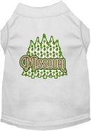 Pet Dog & Cat Screen Printed Shirt for Medium to Large Pets (Sizes 2XL-6XL), "Missouri Woodland Trees"