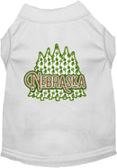 Pet Dog & Cat Screen Printed Shirt for Small to Medium Pets (Sizes XS-XL), "Nebraska Woodland Trees"