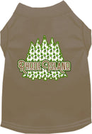 Pet Dog & Cat Screen Printed Shirt for Small to Medium Pets (Sizes XS-XL), "Rhode Island Woodland Trees"