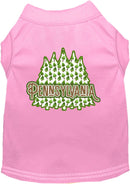 Pet Dog & Cat Screen Printed Shirt for Small to Medium Pets (Sizes XS-XL), "Pennsylvania Woodland Trees"