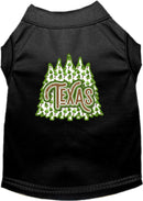 Pet Dog & Cat Screen Printed Shirt for Medium to Large Pets (Sizes 2XL-6XL), "Texas Woodland Trees"