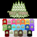 Pet Dog & Cat Screen Printed Shirt for Small to Medium Pets (Sizes XS-XL), "West Virginia Woodland Trees"