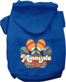 Pet Dog & Cat Screen Printed Hoodie for Small to Medium Pets (Sizes XS-XL), "Minnesota Groovy Summit"