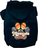 Pet Dog & Cat Screen Printed Hoodie for Medium to Large Pets (Sizes 2XL-6XL), "Minnesota Groovy Summit"