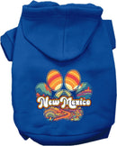 Pet Dog & Cat Screen Printed Hoodie for Medium to Large Pets (Sizes 2XL-6XL), "New Mexico Groovy Summit"