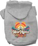 Pet Dog & Cat Screen Printed Hoodie for Medium to Large Pets (Sizes 2XL-6XL), "New Mexico Groovy Summit"