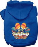 Pet Dog & Cat Screen Printed Hoodie for Small to Medium Pets (Sizes XS-XL), "Pennsylvania Groovy Summit"