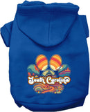 Pet Dog & Cat Screen Printed Hoodie for Medium to Large Pets (Sizes 2XL-6XL), "South Carolina Groovy Summit"