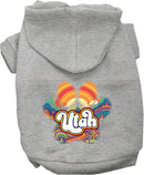 Pet Dog & Cat Screen Printed Hoodie for Small to Medium Pets (Sizes XS-XL), "Utah Groovy Summit"