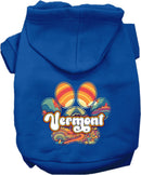 Pet Dog & Cat Screen Printed Hoodie for Medium to Large Pets (Sizes 2XL-6XL), "Vermont Groovy Summit"