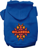 Pet Dog & Cat Screen Printed Hoodie for Medium to Large Pets (Sizes 2XL-6XL), "Oklahoma Navajo Tribal"