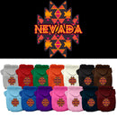 Pet Dog & Cat Screen Printed Hoodie for Medium to Large Pets (Sizes 2XL-6XL), "Nevada Navajo Tribal"