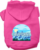 Pet Dog & Cat Screen Printed Hoodie for Medium to Large Pets (Sizes 2XL-6XL), "California Trailblazer"