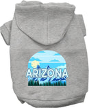 Pet Dog & Cat Screen Printed Hoodie for Medium to Large Pets (Sizes 2XL-6XL), "Arizona Trailblazer"